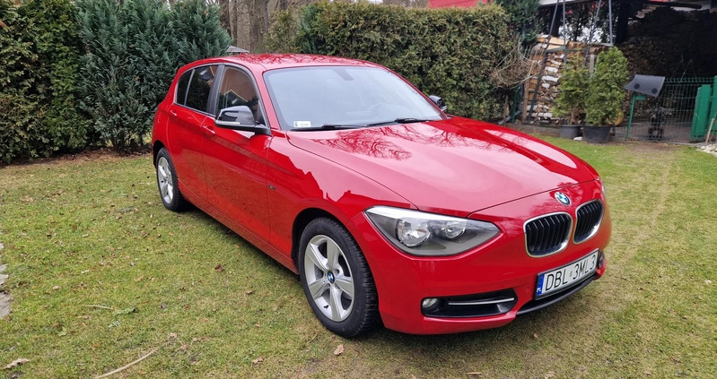 BMW Seria 1 cena 38500 przebieg: 142000, rok produkcji 2013 z Bolesławiec małe 56
